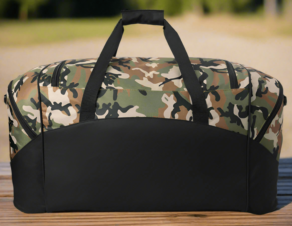 FSU Seminoles Camo Duffel Bag – Rugged Large Gym, Travel & Gear Bag with Shoulder Strap