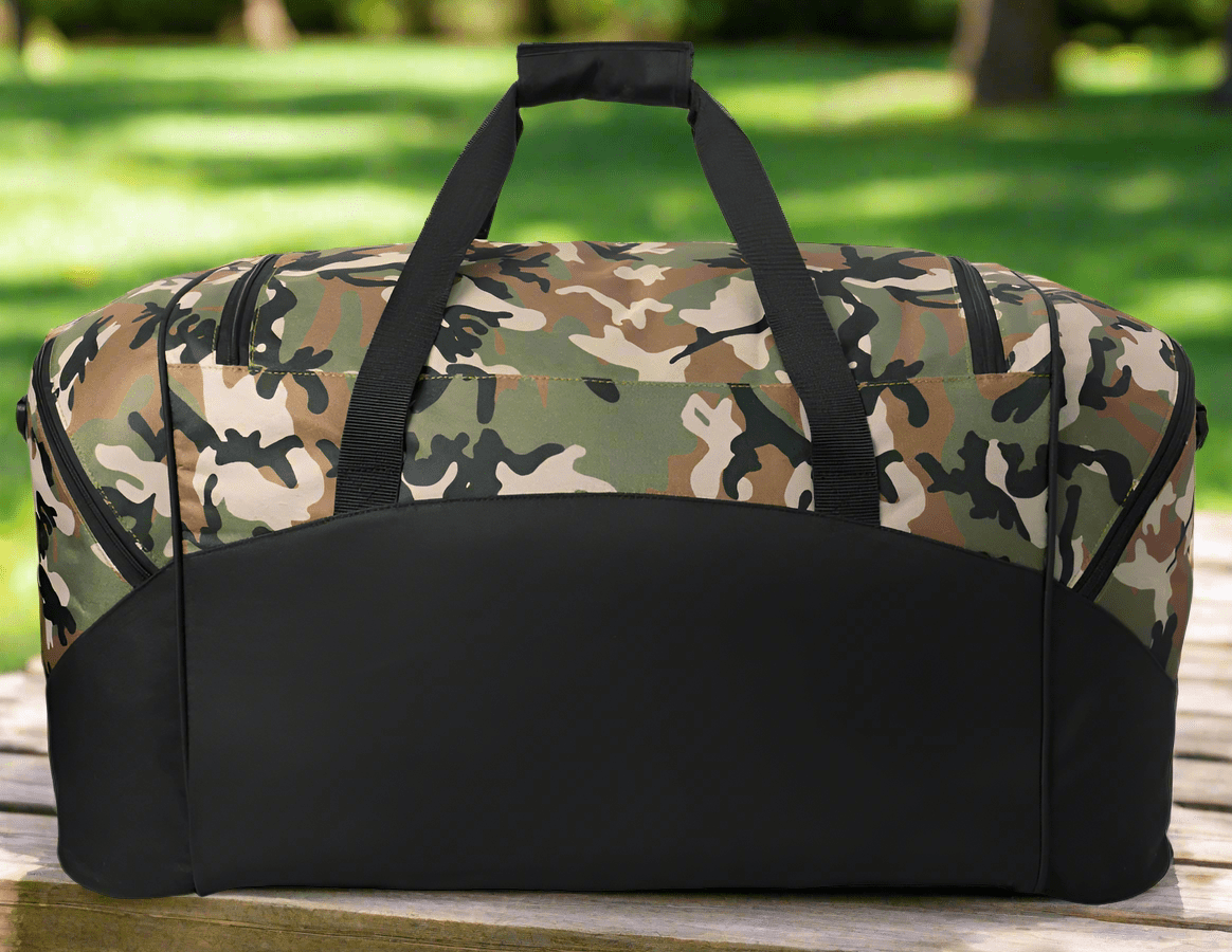 University of Alabama Large Camo Duffel Bag Alabama Suitcase or Sports Gear Bag