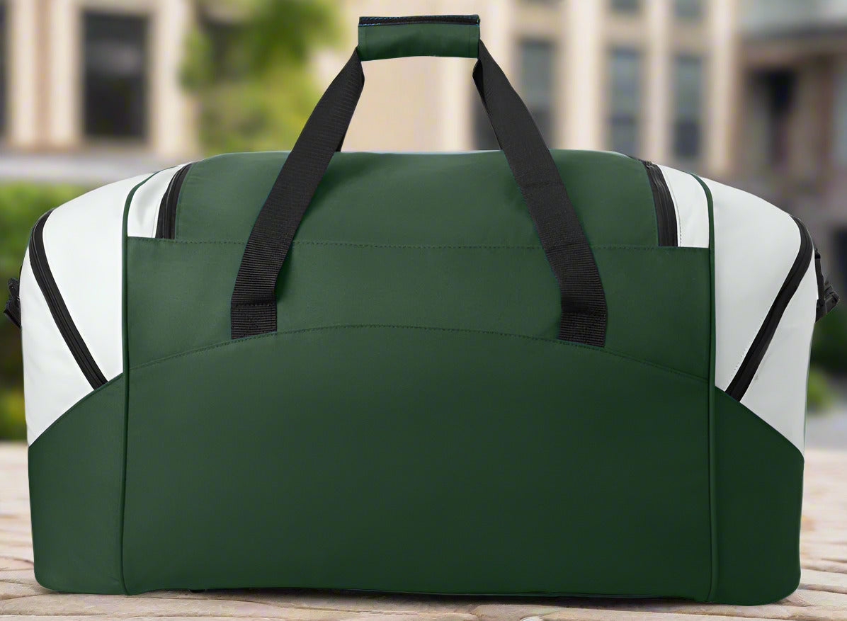 Small Marshall University Duffel Bag MU Herd Carryon Suitcase or Gym Bag Dark Green