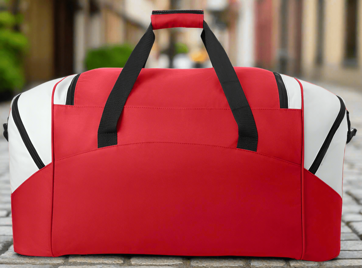 University of Kansas Duffel Bag β Jayhawks Gym, Travel & Suitcase-Style Gear Bag Red