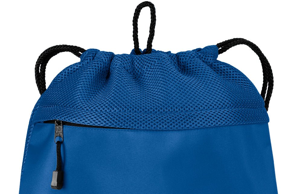 Middle Tennessee Drawstring Backpack MTSU Cinch Pack - Mesh & Microfiber Blue