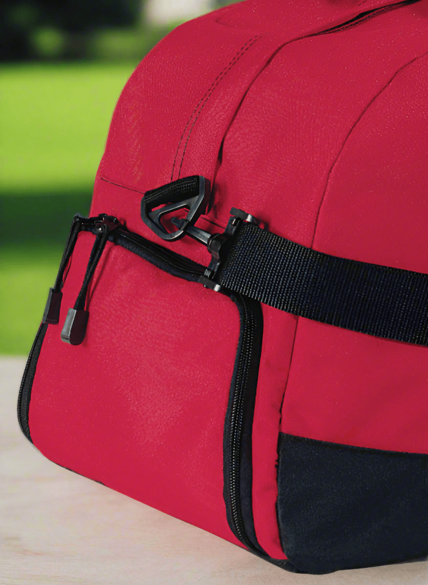 Arizona Duffel Bag โ Official Wildcats Medium Gym & Travel Bag with Shoe Pocket โ 600D Polyester Red