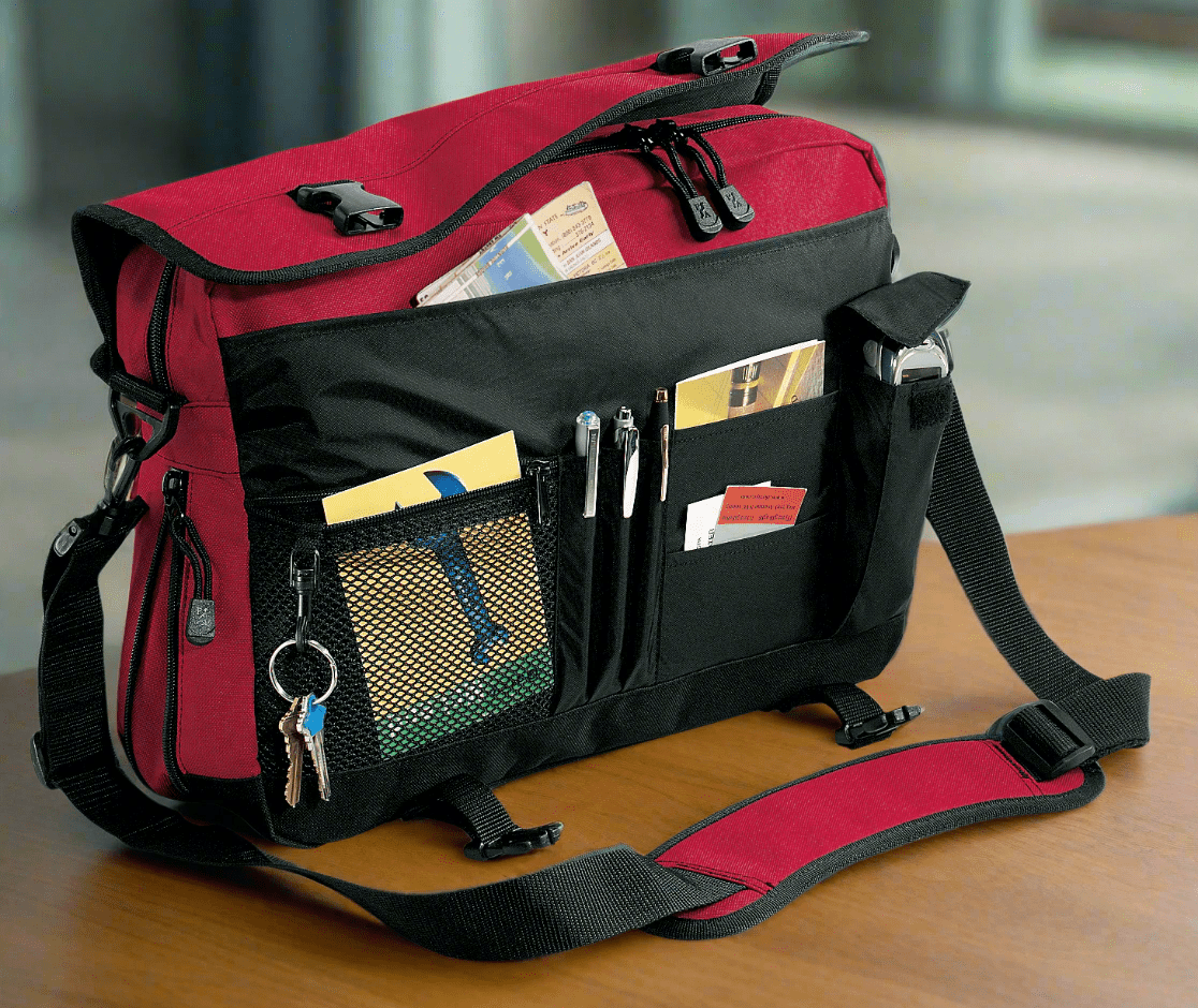 Iowa State Laptop Computer Bag Classic Messenger Bag Red