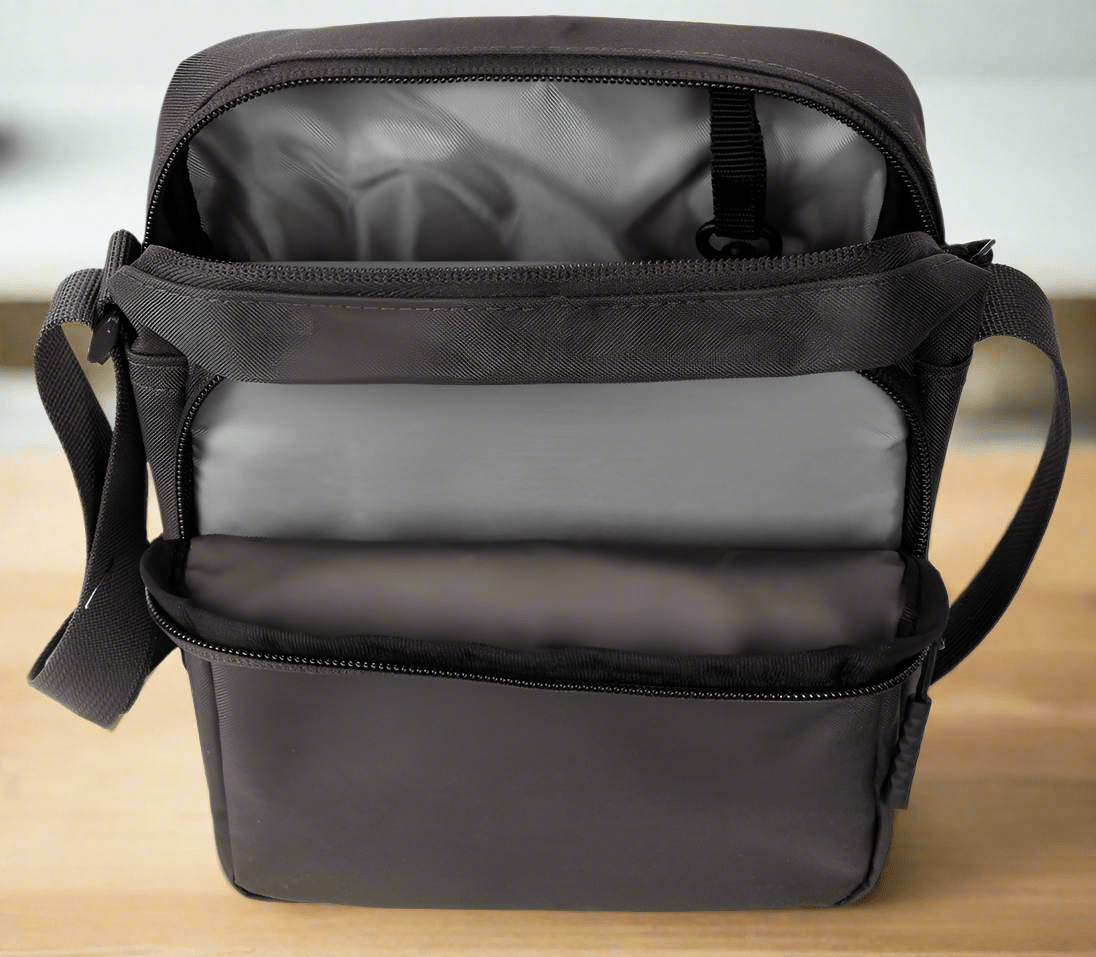 Ole Miss Crossbody Bag University of Mississippi Travel Sling Pack Gray