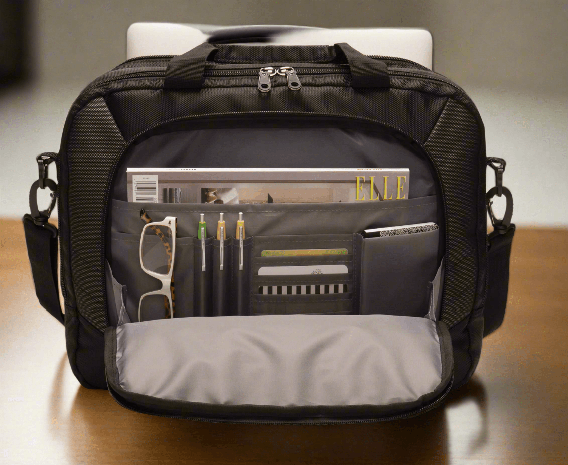 George Mason University Laptop Messenger Bag GMU Patriots Computer Bag Briefcase