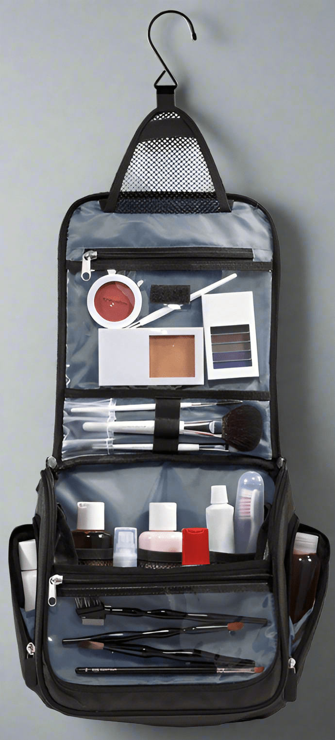 Boise State Toiletry Bag or Mens Broncos Travel Shaving Kit Black