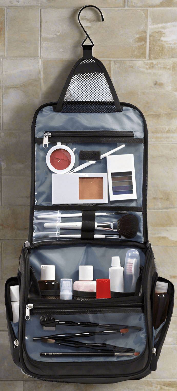 Texas Tech Toiletry Bag – Official Red Raiders Travel Organizer for Students, Alumni & Fans Gray