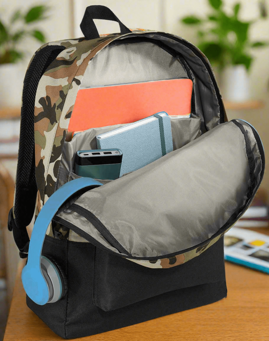University of Illinois Camo Backpack Illini Medium Classic Style Backpack
