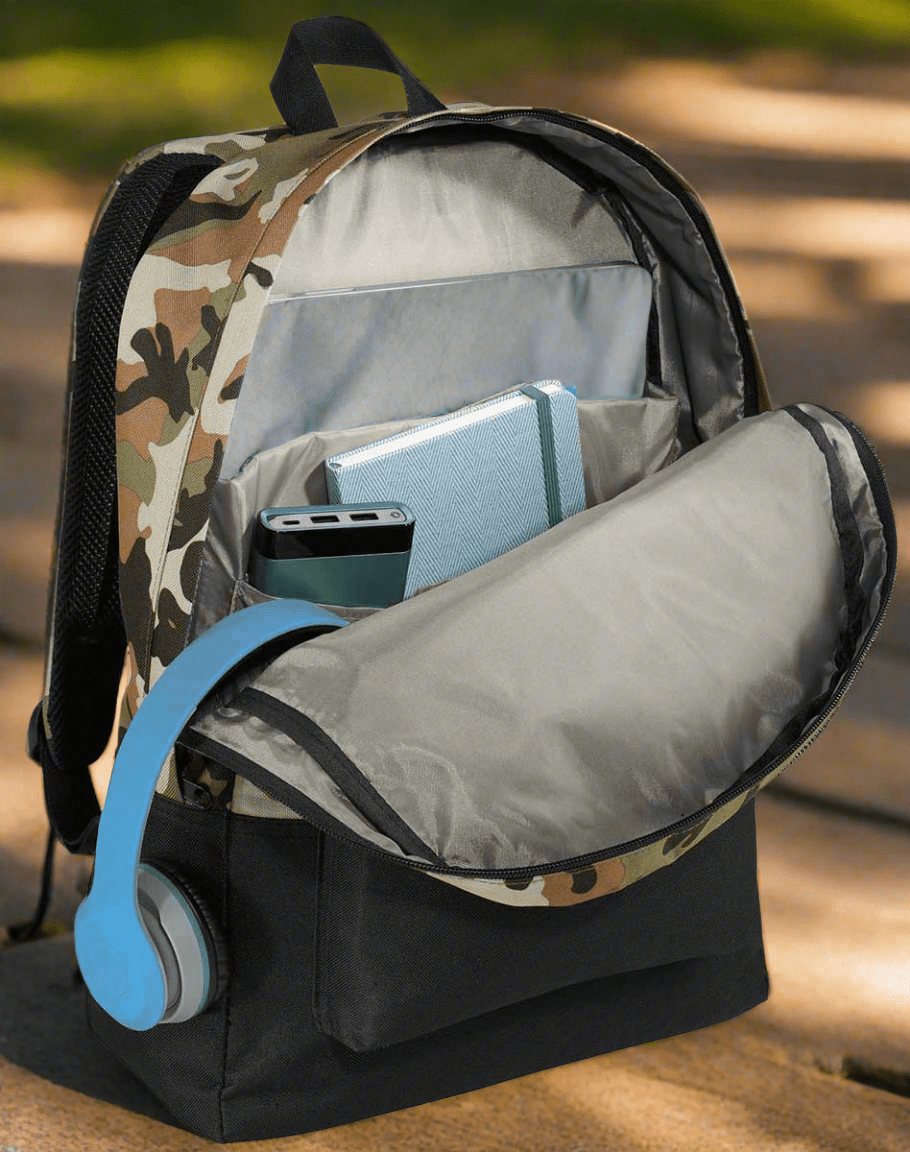 University of Central Florida Camo Backpack Medium Size Classic Style Backpack