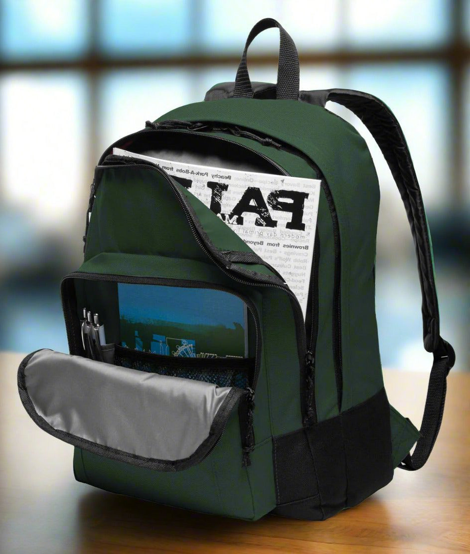 Baylor University Backpack BU Bears Medium Classic Style Backpack Dark Green