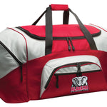 University of Alabama Duffel Bag β Large Crimson Tide Sports & Travel Bag with Alabama Elephant Logo β Gym Gear Duffel with Pockets & Shoulder Strap Crimson