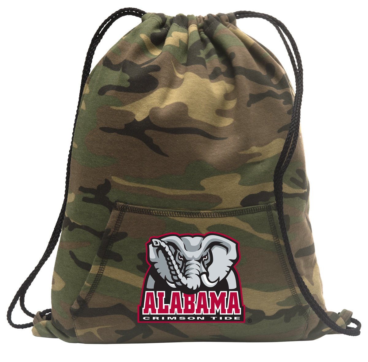 Alabama Camo Drawstring Backpack University of Alabama Hoody Style Cinch Pack Bag