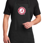 Alabama Logo Large Apron Alabama Apron - Adjustable with Pockets Alabama Apron Black