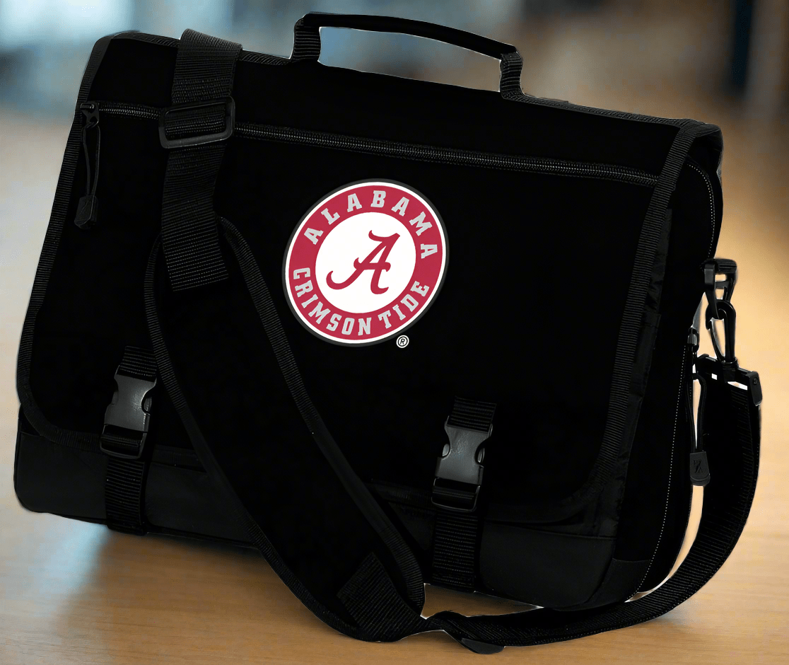 Alabama Logo Laptop Computer Bag Alabama Classic Messenge Bag Briefcase Black