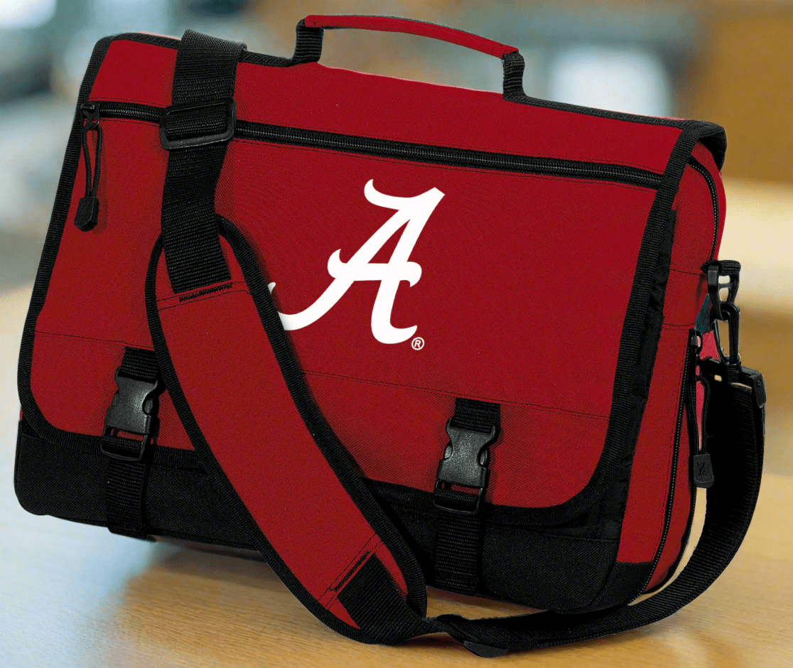 University of Alabama Laptop Computer Bag Classic Briefcase Messenger Bag Red