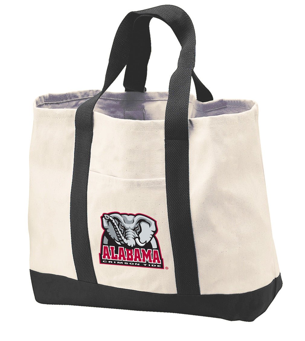 Alabama Tote Bag Canvas University of Alabama Classic Tote Black
