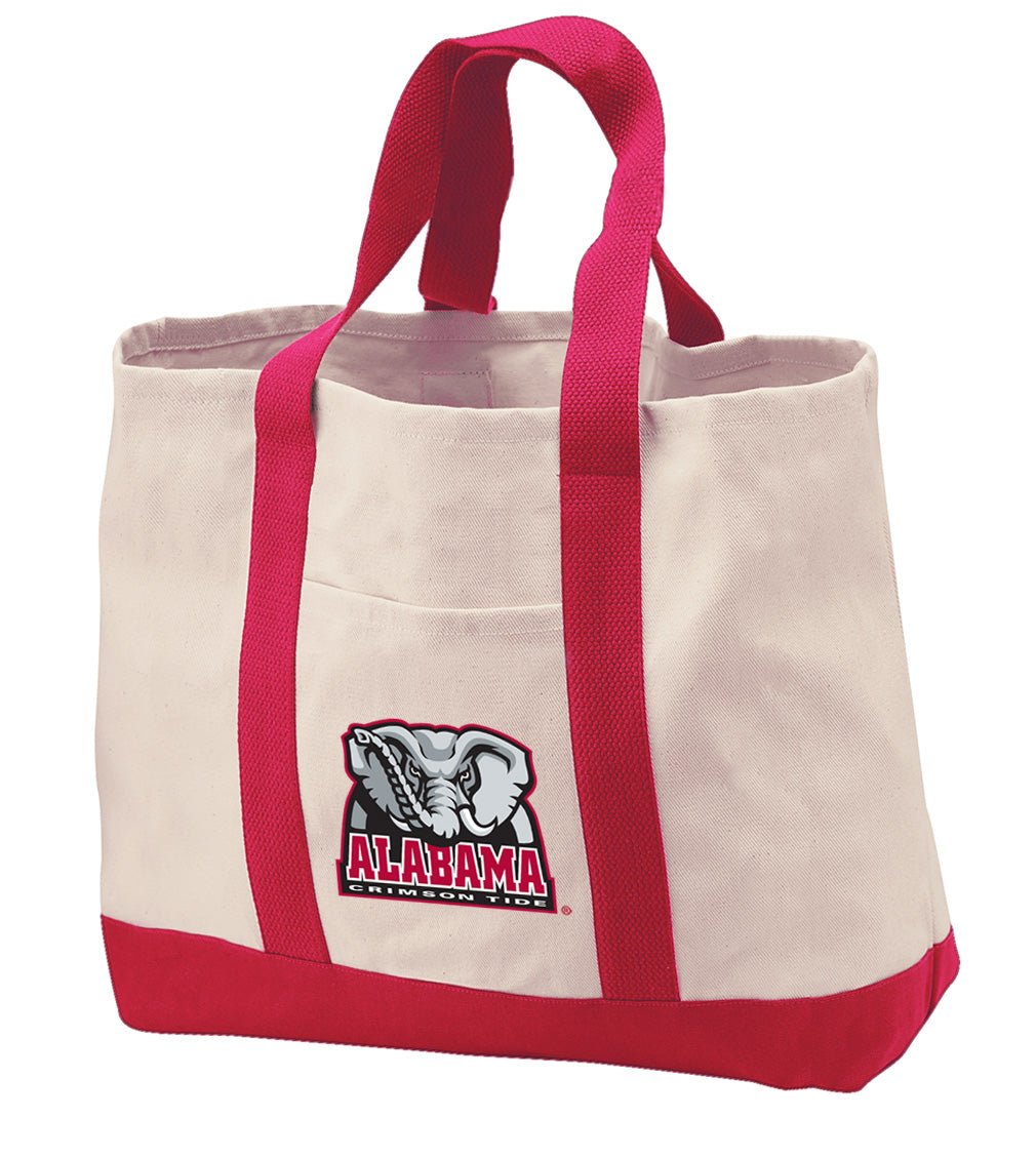Alabama Tote Bag Canvas University of Alabama Classic Tote Crimson