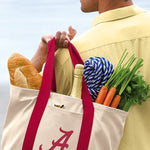 University of Alabama Canvas Tote Bag Alabama Classic Tote Crimson
