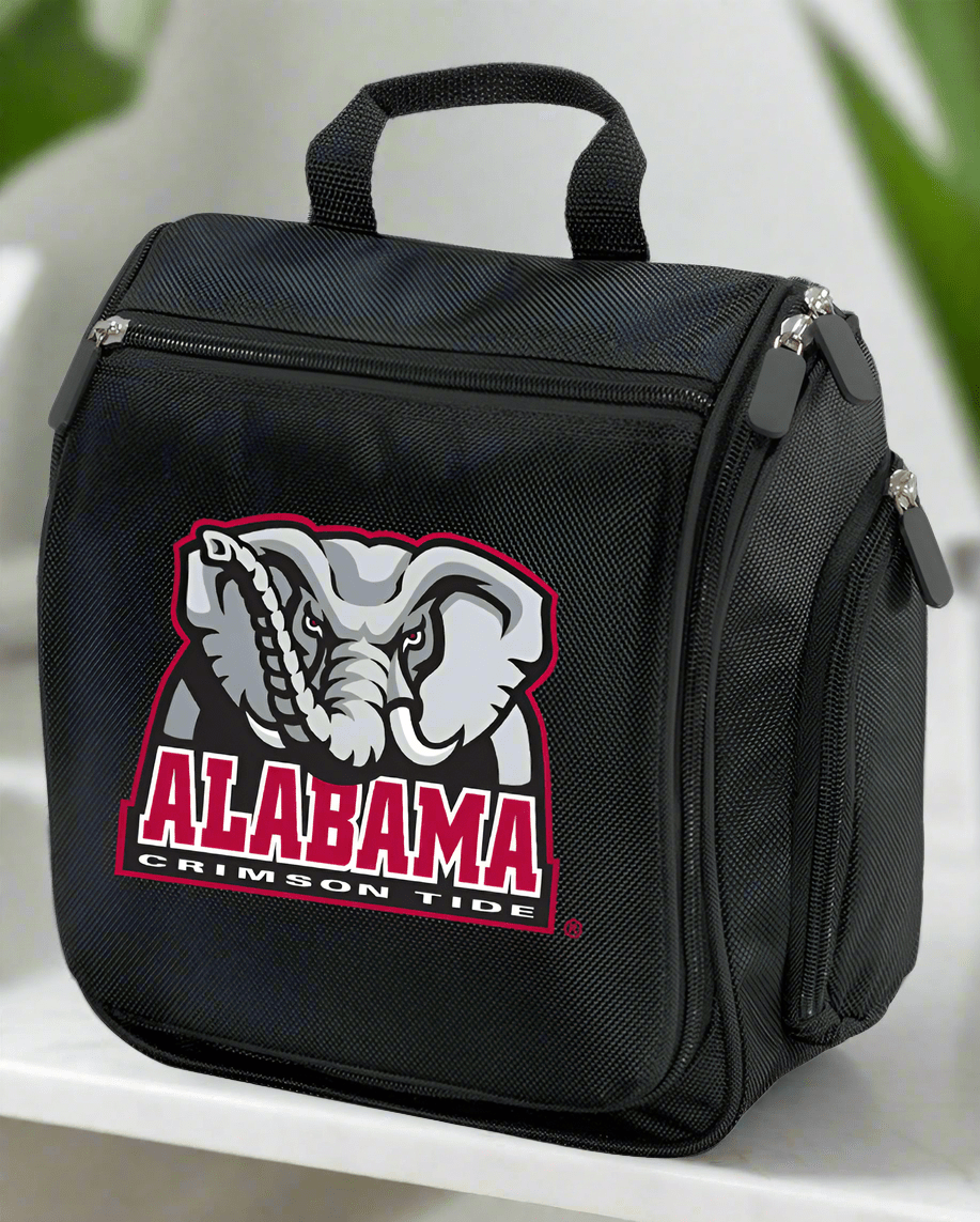 Alabama Toiletry Bag or Mens University of Alabama Travel Shaving Kit Black