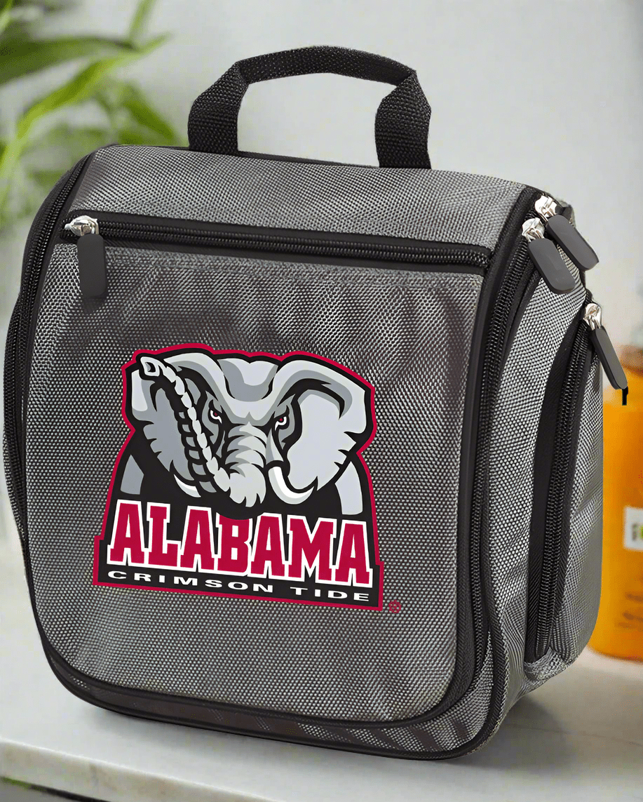 Alabama Toiletry Bag or Mens University of Alabama Travel Shaving Kit Gray