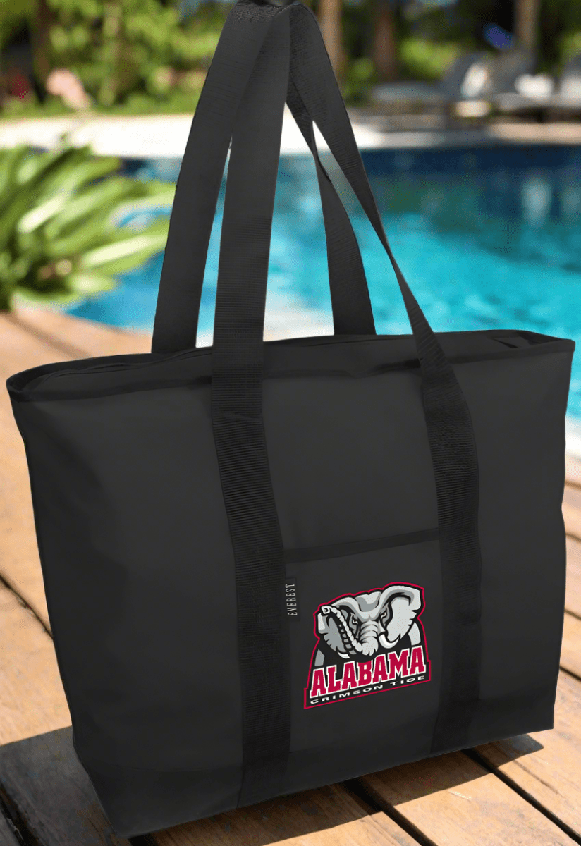 Large Alabama Tote Bag University of Alabama Oversized Zippered Tote