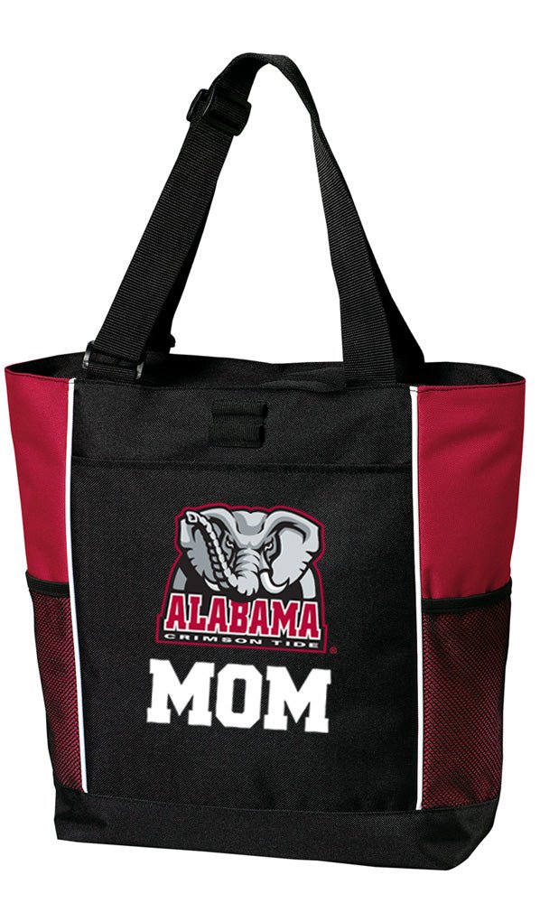 Alabama Tote Bag University of Alabama Carryall Tote Mom on Red