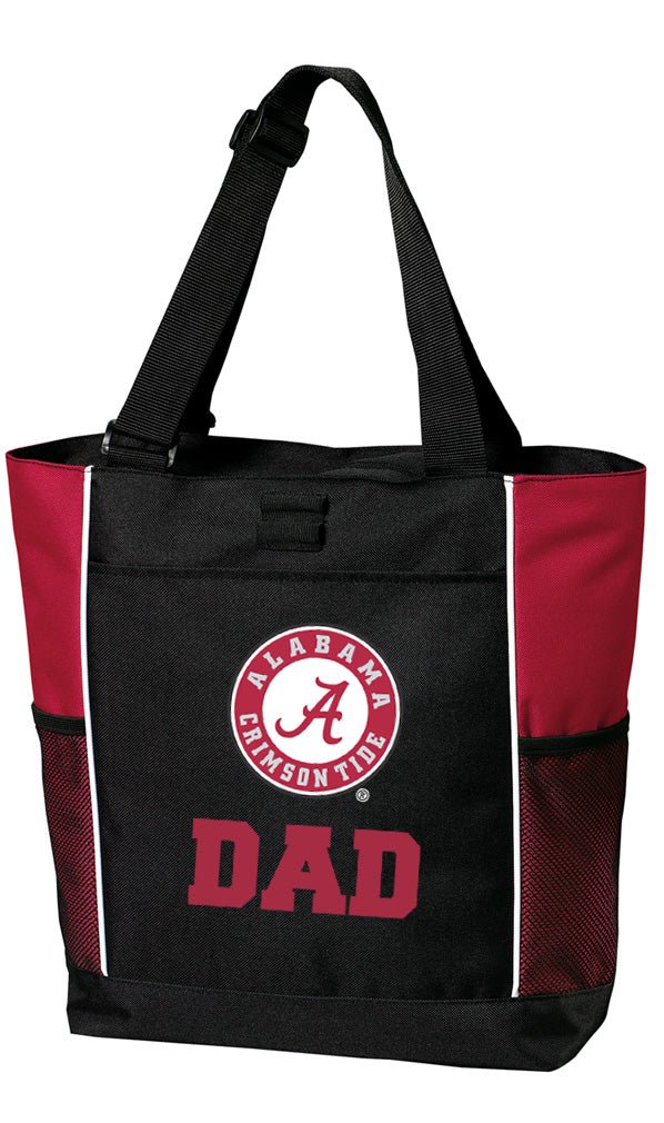 Alabama Logo Tote Bag Alabama Carryall Tote Dad on Red