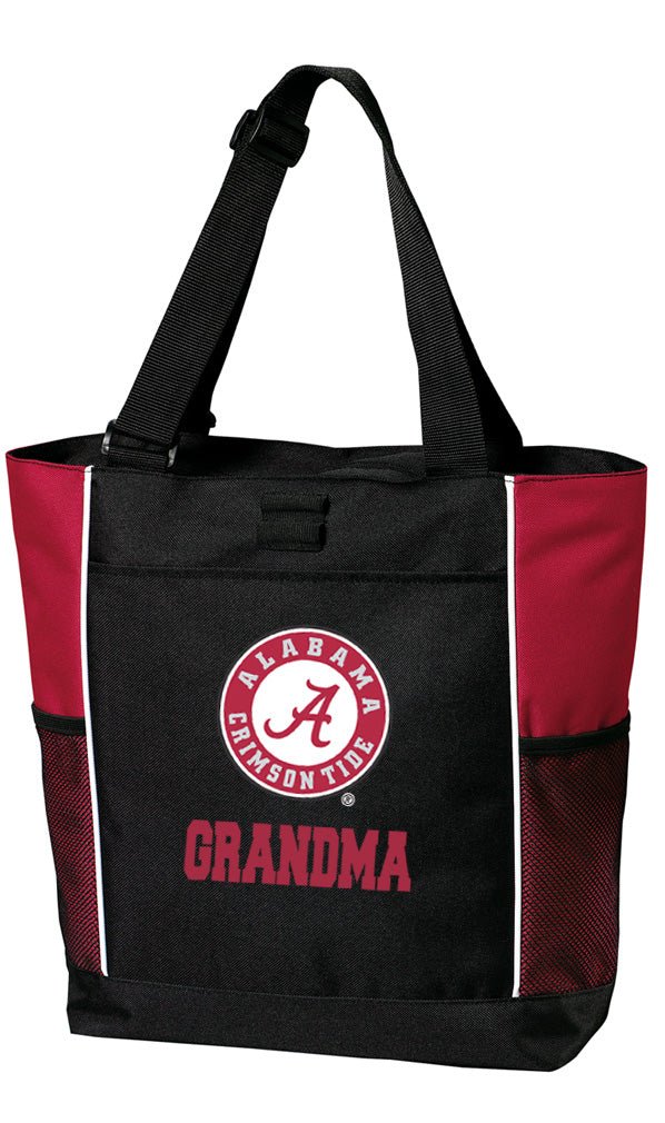 Alabama Logo Tote Bag Alabama Carryall Tote Grandma on Red
