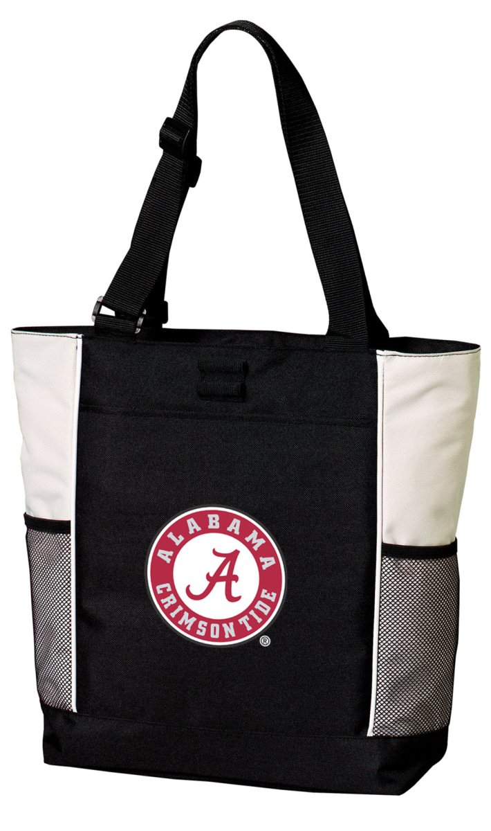 Alabama Logo Tote Bag Alabama Carryall Tote White