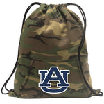 Auburn Camo Drawstring Backpack Auburn Tigers Hoody Style Cinch Pack Bag