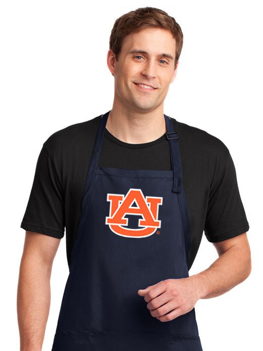 Auburn University Apron Auburn Tigers Apron - Stain Resistant Fabric Navy