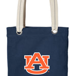 Auburn University Tote Bag Auburn Tigers Deluxe Canvas Shoulder Bag