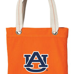 Auburn Tote Bag Auburn Tigers Deluxe Canvas Shoulder Bag Orange