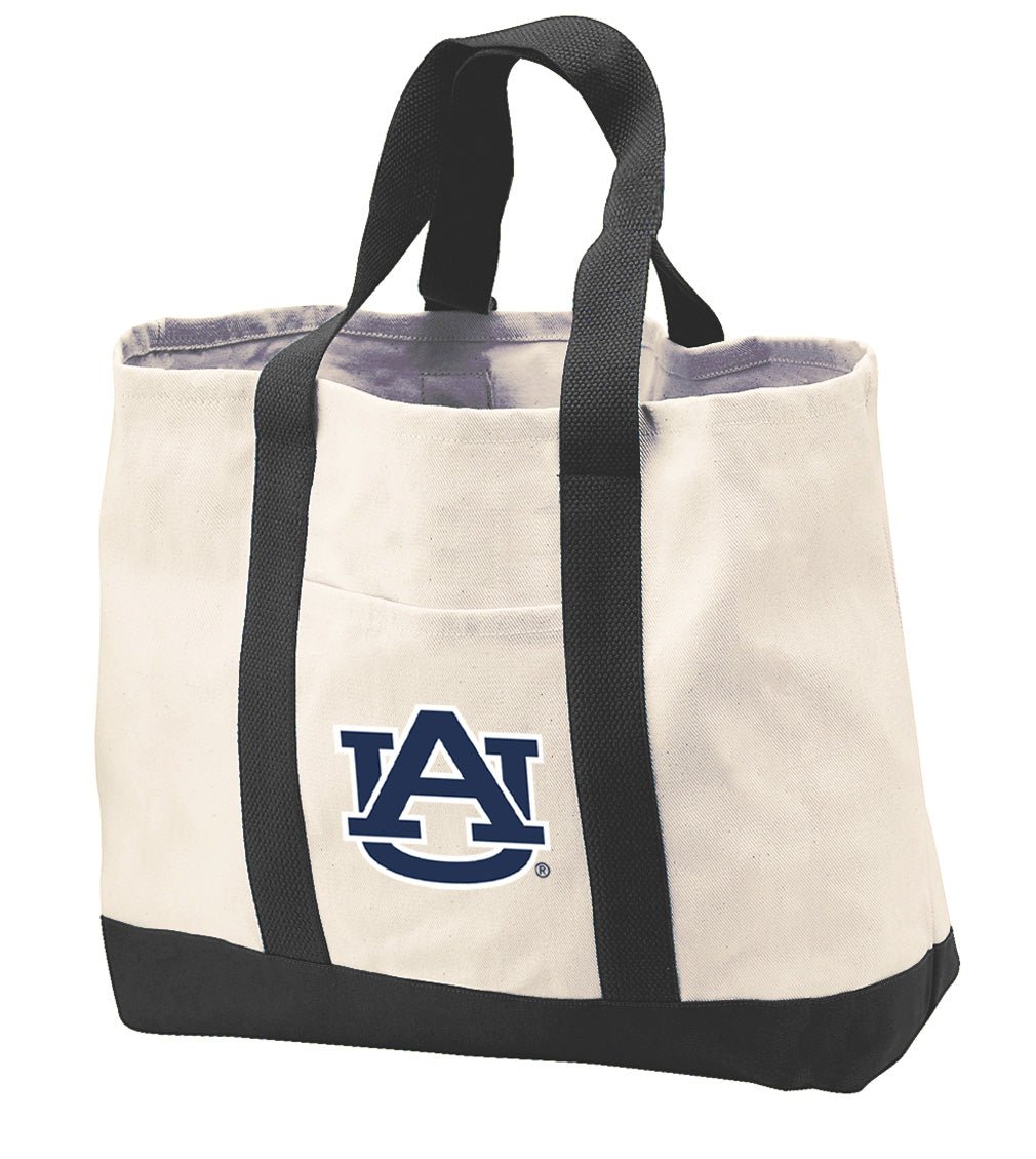 Auburn Canvas Tote Bag Auburn Tigers Classic Tote Tan