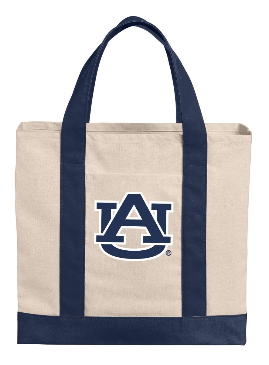 Auburn Canvas Tote Bag Auburn Tigers Classic Tote Navy