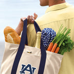 Auburn Canvas Tote Bag Auburn Tigers Classic Tote Navy