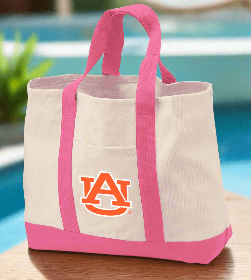 Auburn Tote Bag Canvas Auburn University Classic Tote Black