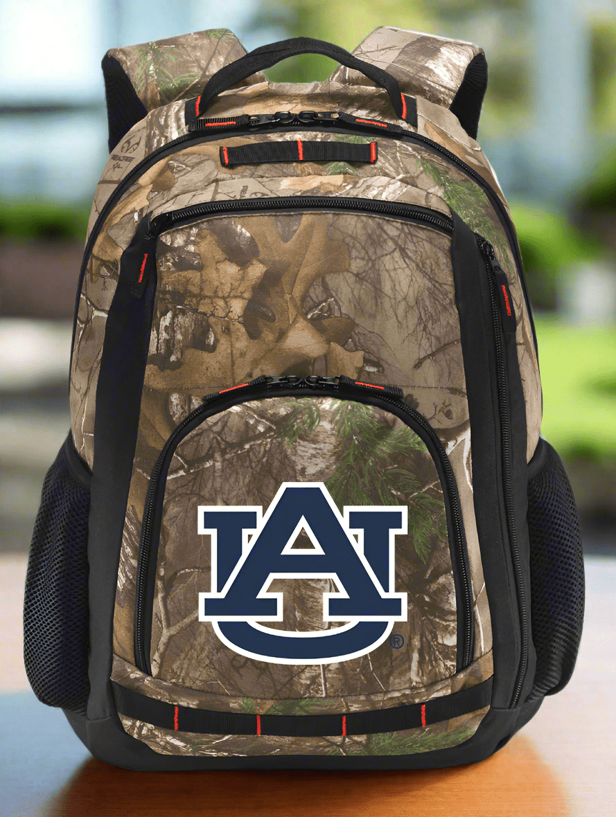 Auburn Camo Backpack Auburn Tigers Laptop Computer Backpack