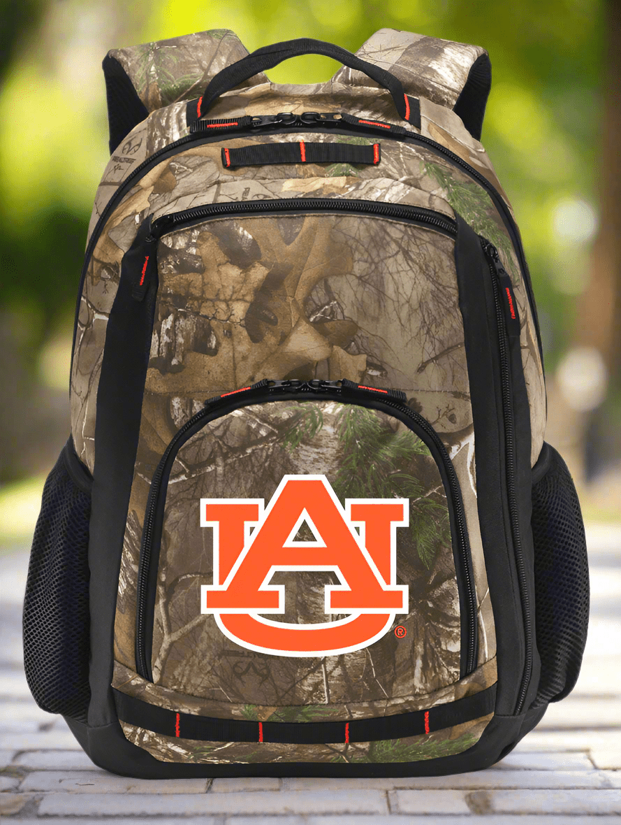 Auburn Camo Backpack Auburn University Laptop Computer Backpack