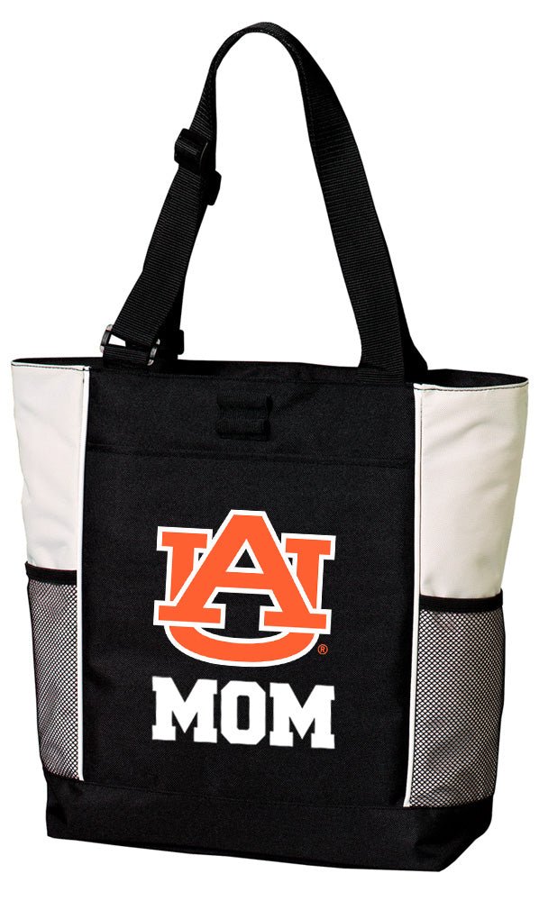 Auburn University Tote Bag Auburn Tigers Carryall Tote Mom on White