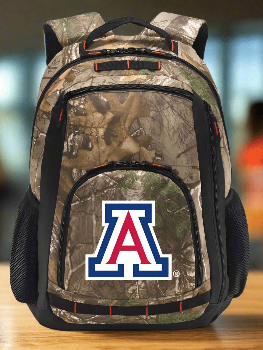University of Arizona Camo Backpack Arizona Wildcats Laptop Computer Backpack