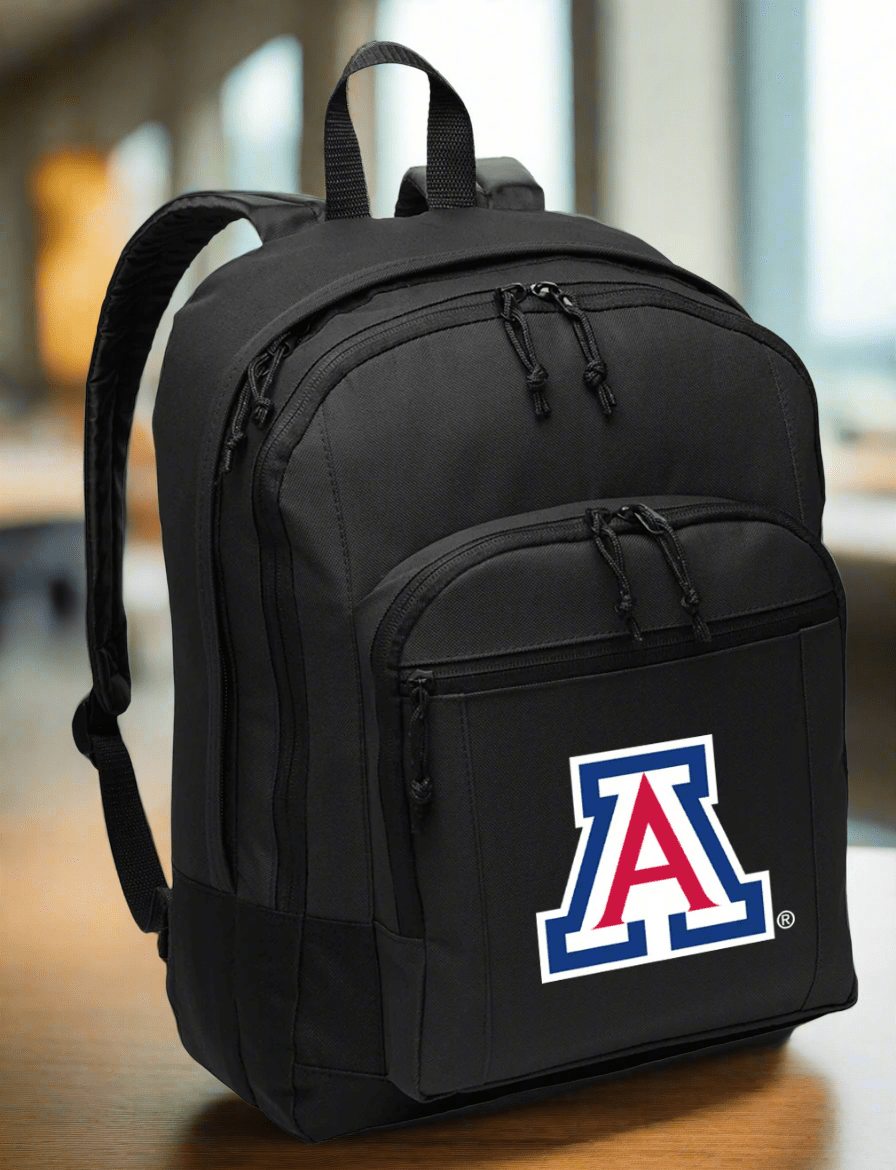 University of Arizona Backpack Arizona Wildcats Medium Classic Style Backpack Black