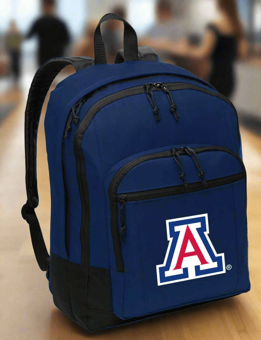 University of Arizona Backpack Arizona Wildcats Medium Classic Style Backpack Navy