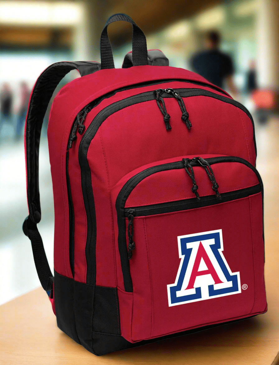 University of Arizona Backpack Arizona Wildcats Medium Classic Style Backpack Red