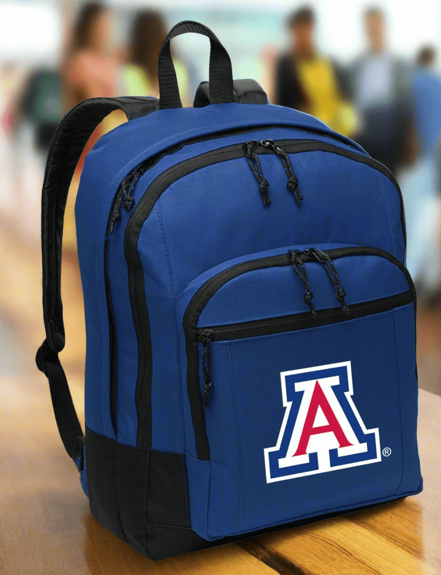 University of Arizona Backpack Arizona Wildcats Medium Classic Style Backpack Blue