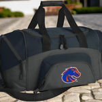 Boise State Small Duffel Bag Broncos Carryon Suitcase or Gym Bag Navy