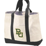 Baylor University Canvas Tote Bag BU Bears Classic Tote Black
