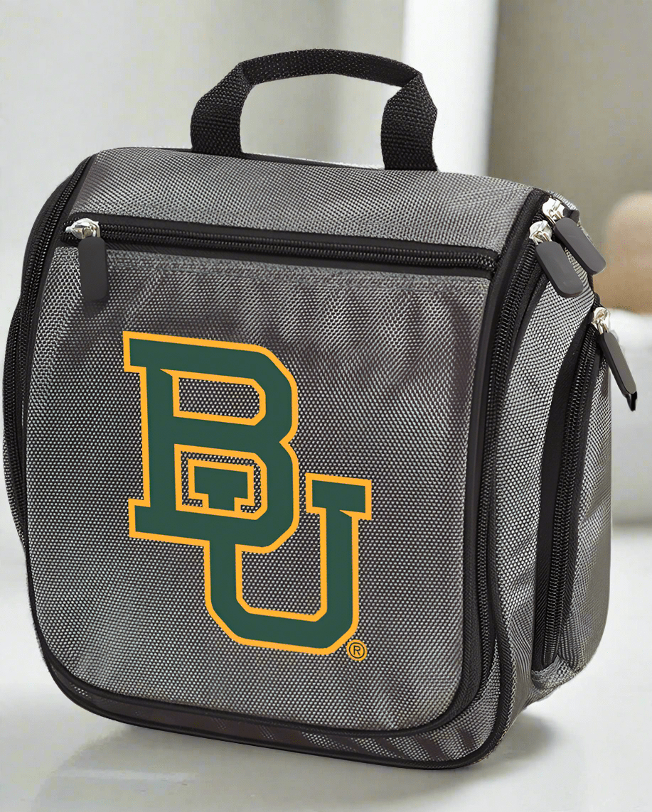 Baylor University Toiletry Bag or Mens BU Bears Travel Shaving Kit Gray
