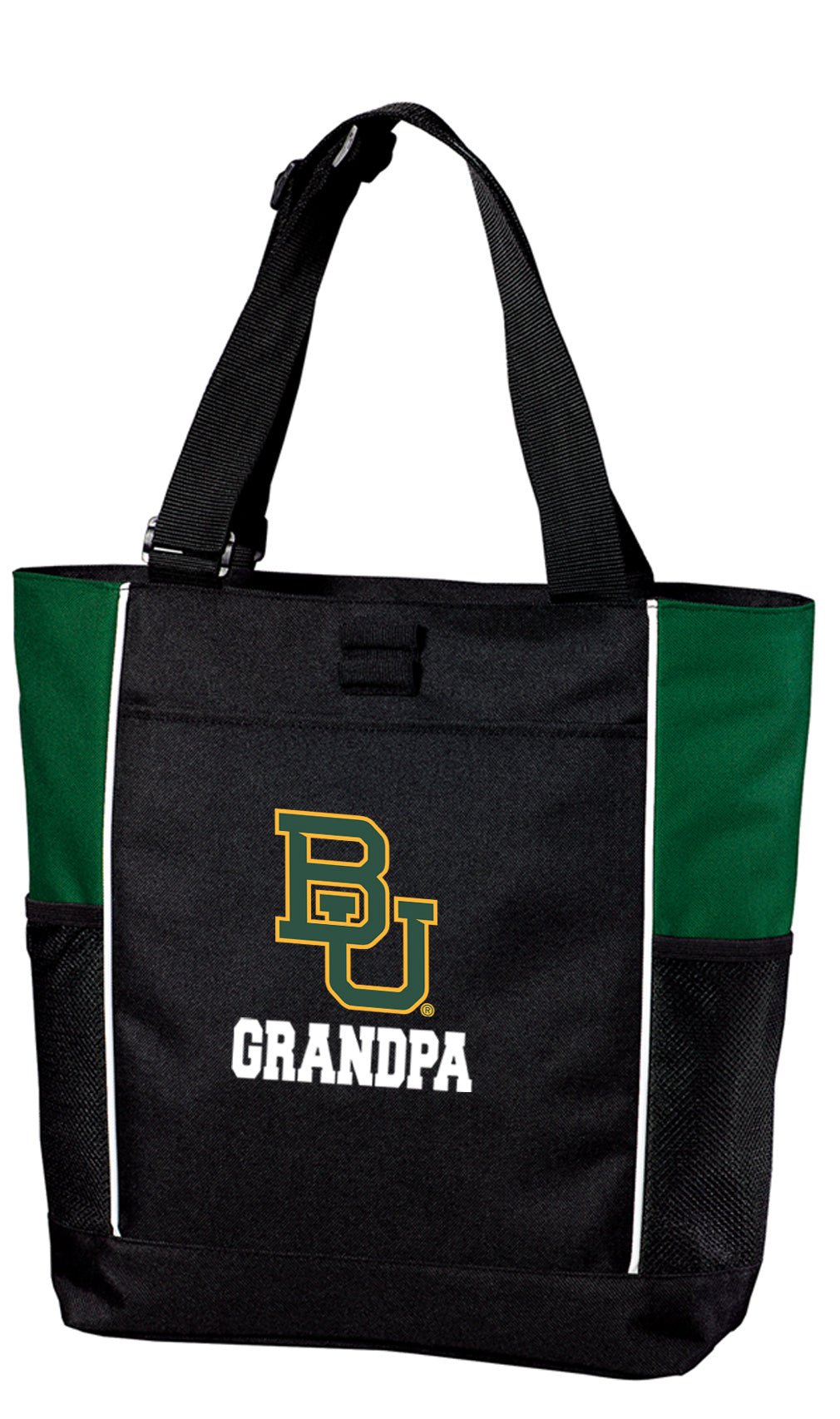 Baylor University Tote Bag BU Bears Carryall Tote Grandpa on Green