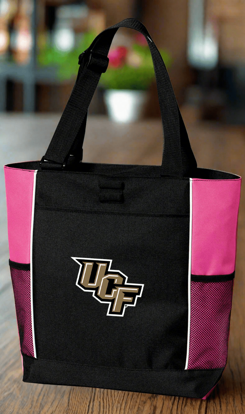 UCF Tote Bag Central Florida Carryall Tote Pink